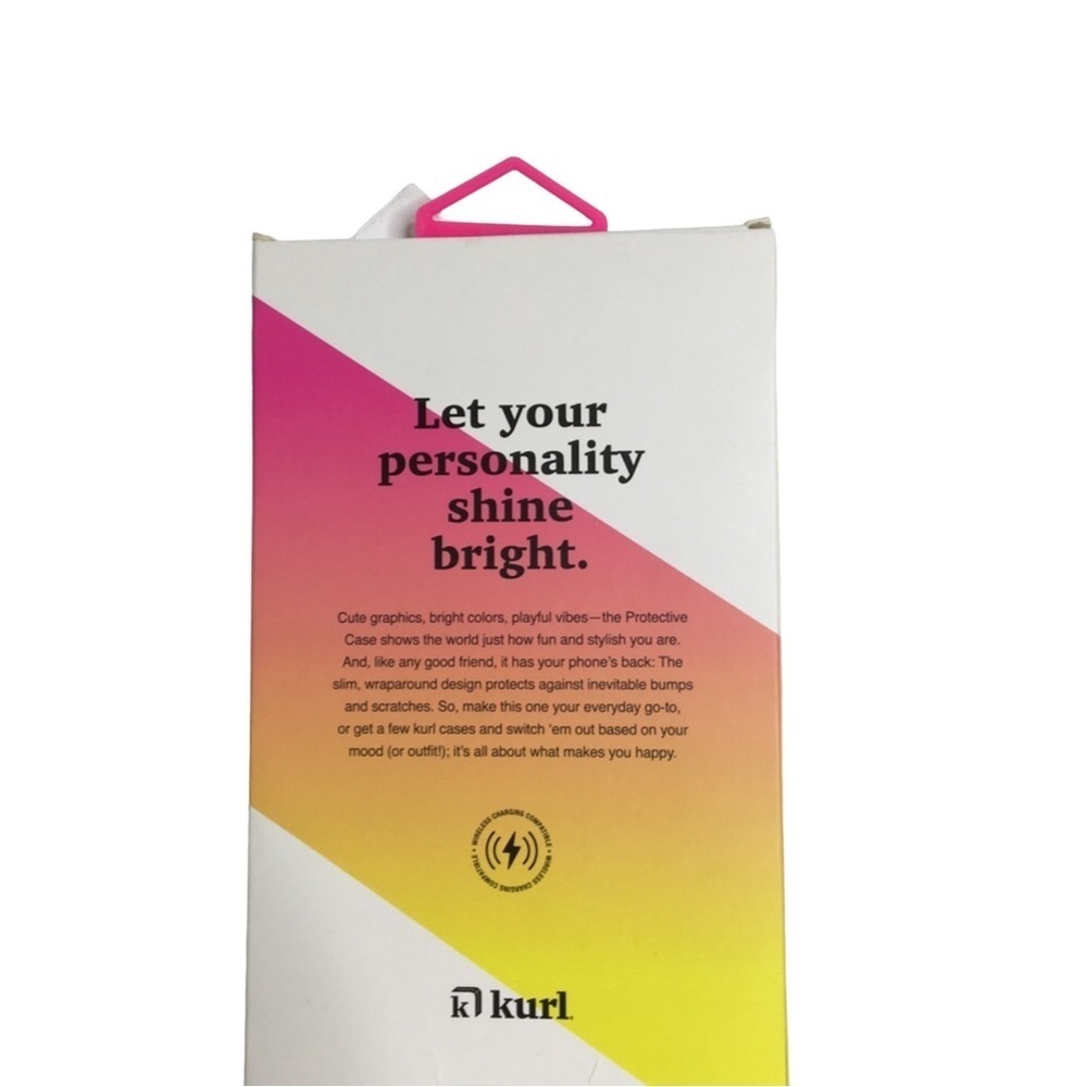 Clear iPhone XS phone case with ice cream cone 🍦 design NIB - Picture 4 of 8